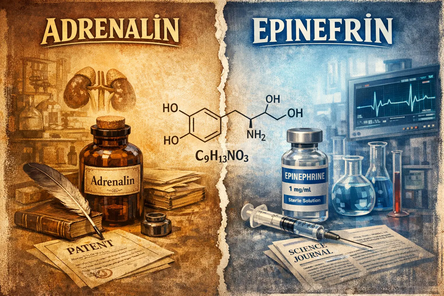 Adrenalin mi? Epinefrin mi?